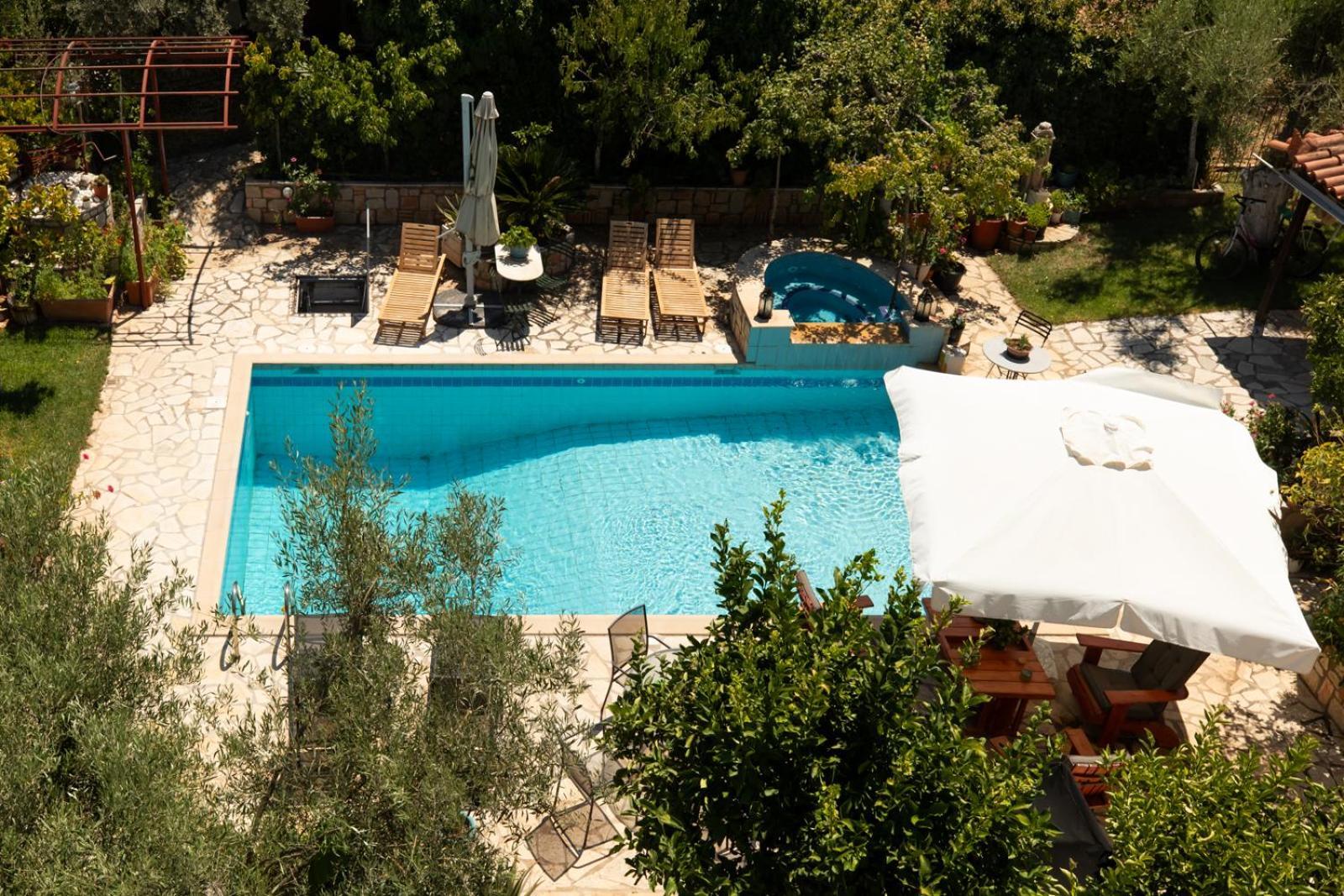 Jacuzzi Pool House Ama5690 Apartment Халкис Екстериор снимка